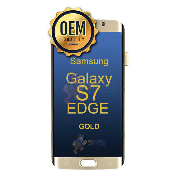 Samsung Galaxy S7 Edge - LCD Touch Screen Digitizer - Gold