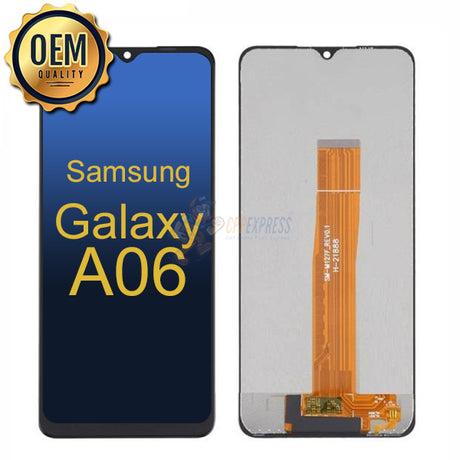 Samsung Galaxy A06 - LCD Touch Screen Digitizer Assembly Without Frame - Black