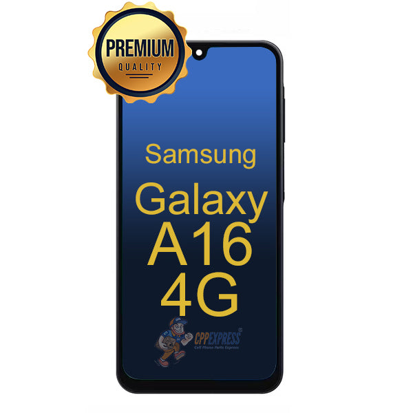 Samsung Galaxy A16 4G - LCD Touch Screen Digitizer Assembly With Frame - Black