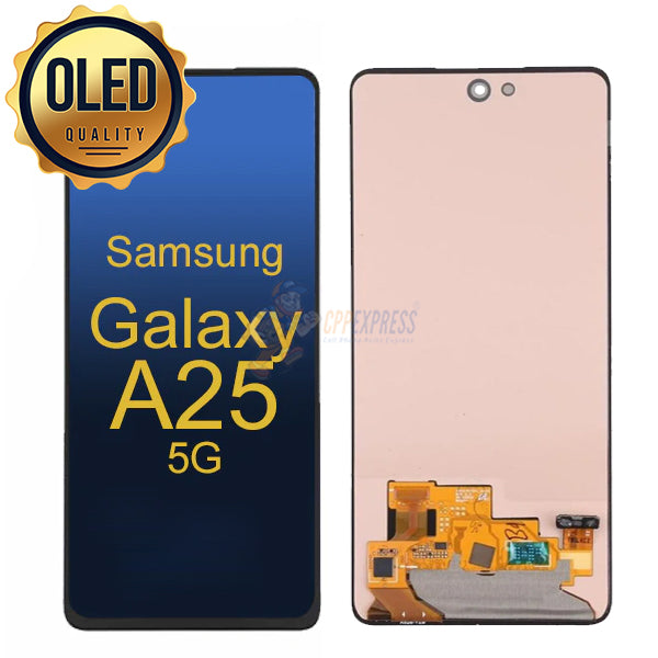 Samsung Galaxy A25 5G - OLED Touch Screen Digitizer Assembly Without Frame - Black