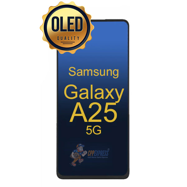 Samsung Galaxy A25 5G - OLED Touch Screen Digitizer Assembly Without Frame - Black
