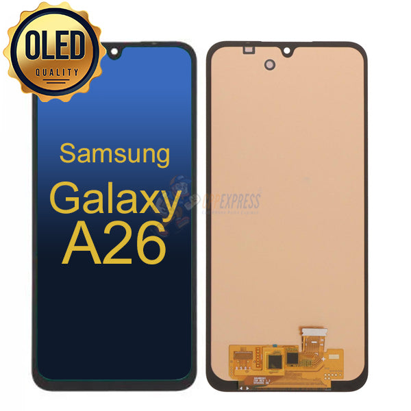Samsung Galaxy A26 - OLED Display Touch Digitizer Assembly Without Frame - Black
