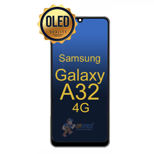 Samsung Galaxy A32 4G - OLED Touch Screen Digitizer Assembly Without Frame - Black