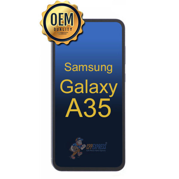 Samsung Galaxy A35 - LCD Touch Screen Digitizer Assembly With Frame - Black