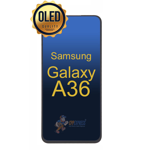 Samsung Galaxy A36 - OLED Display Touch Digitizer Assembly Without Frame - Black