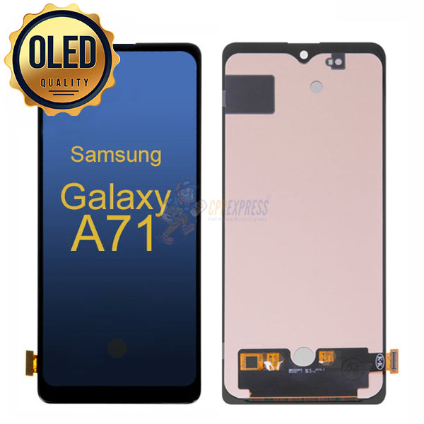 Samsung Galaxy A71 - OLED Display Touch Digitizer Assembly Without Frame - Black