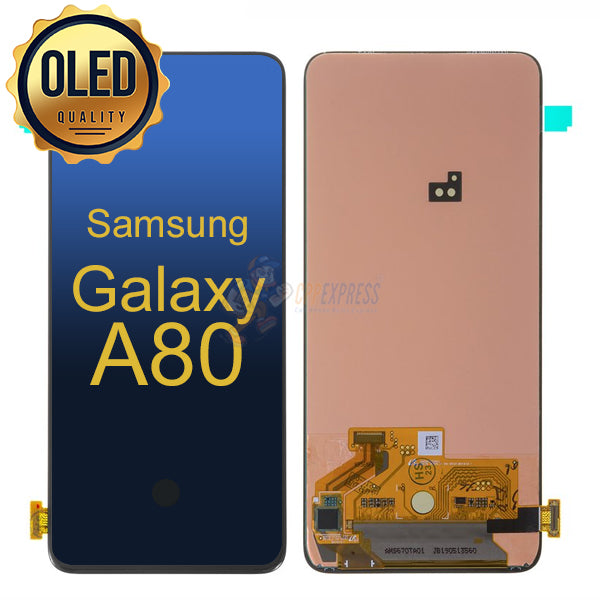 Samsung Galaxy A80 - OLED Display Touch Digitizer Assembly Without Frame - Black