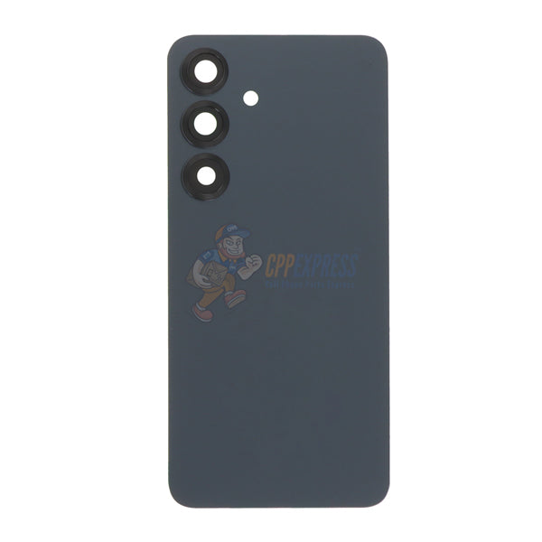 Samsung Galaxy S25 Battery Door Back Glass with Camera Lens Cover - Blue Black