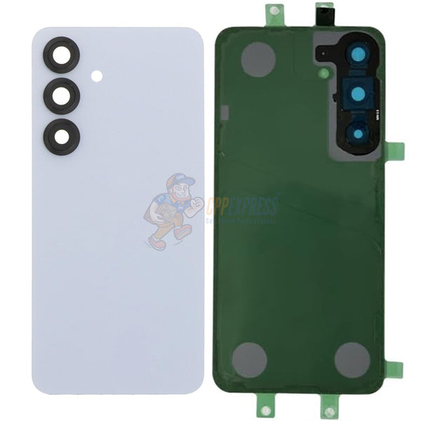 Samsung Galaxy S25 Battery Door Back Glass with Camera Lens Cover - Icy Blue