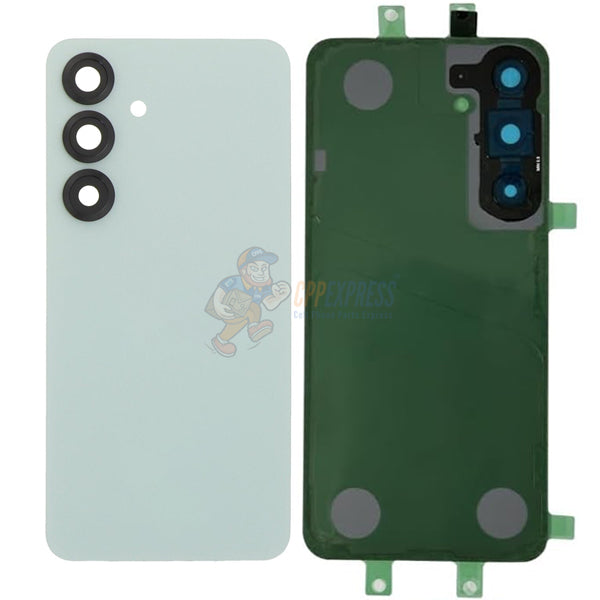 Samsung Galaxy S25 Battery Door Back Glass with Camera Lens Cover - Mint Green