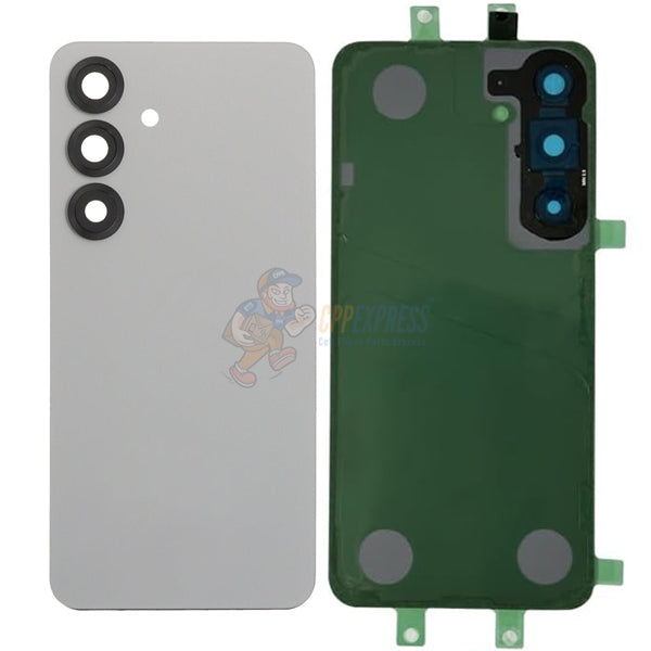 Samsung Galaxy S25 Battery Door Back Glass with Camera Lens Cover - Silver Shadow