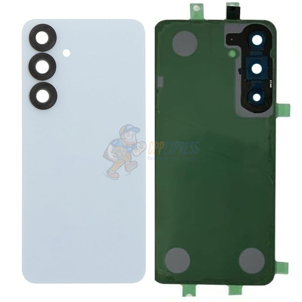 Samsung Galaxy S25 Plus Battery Door Back Glass with Camera Lens Cover - Icy Blue