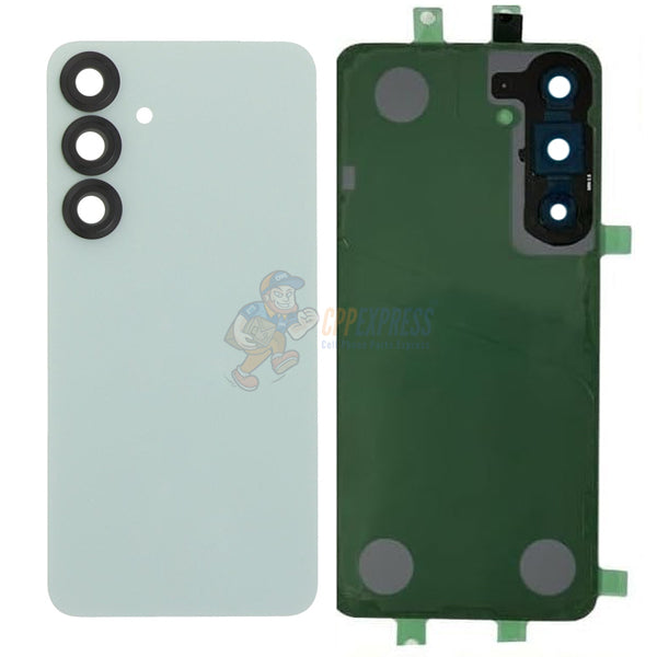 Samsung Galaxy S25 Plus Battery Door Back Glass with Camera Lens Cover - Mint Green