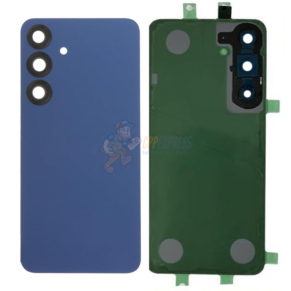 Samsung Galaxy S25 Plus Battery Door Back Glass with Camera Lens Cover - Navy Blue