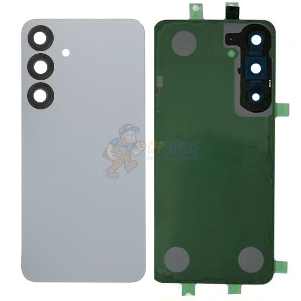 Samsung Galaxy S25 Plus Battery Door Back Glass with Camera Lens Cover - Silver Shadow