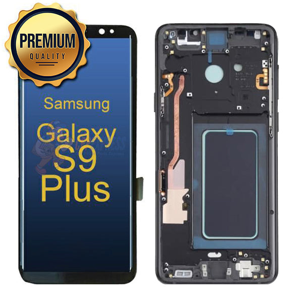 Samsung Galaxy S9 Plus LCD Touch Screen Digitizer and Assembly with Frame - Black