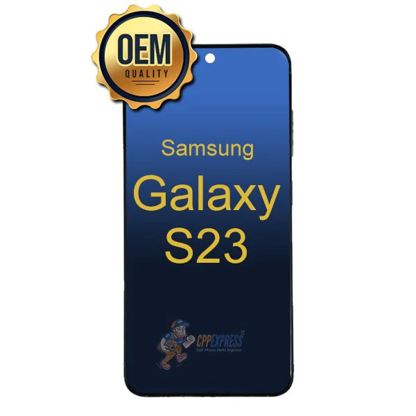 Samsung Galaxy S23 LCD Touch Screen Digitizer Assembly with Frame Replacement Black