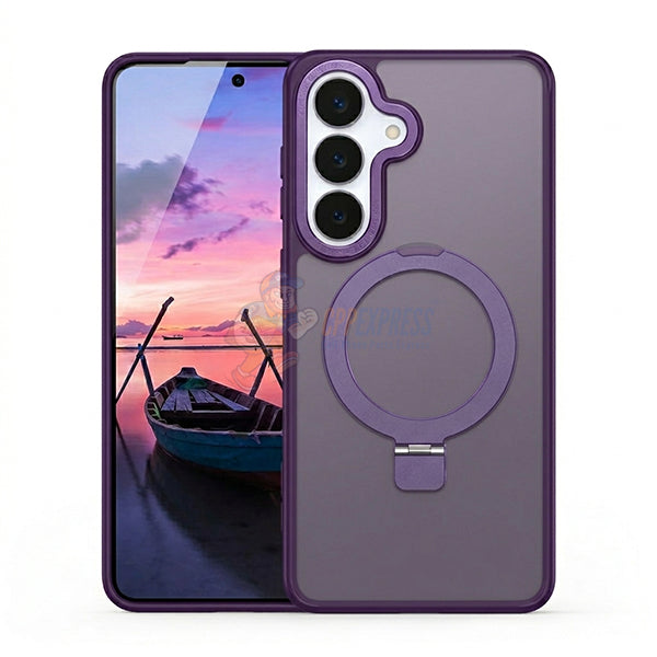 Samsung Galaxy S26 Shockproof Magnetic Case With Stand Holder
