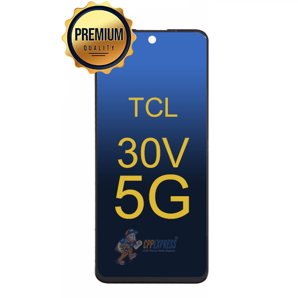 TCL 30V 5G LCD Display Touch Screen Digitizer Assembly Without Frame - Black