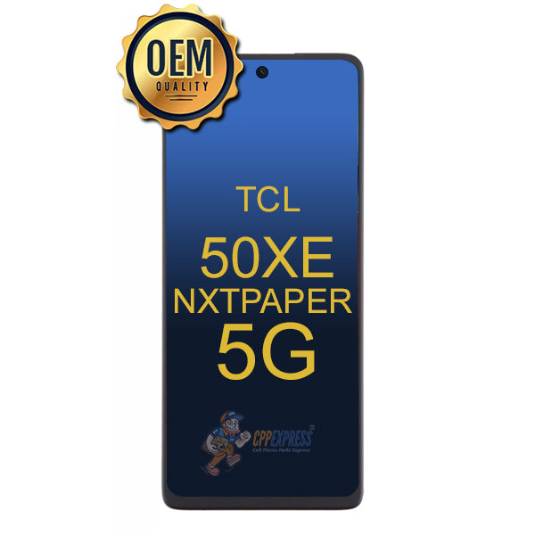 TCL 50XE / 50XE 5G Nxtpaper LCD Display Touch Screen Digitizer Assembly Without Frame - Black
