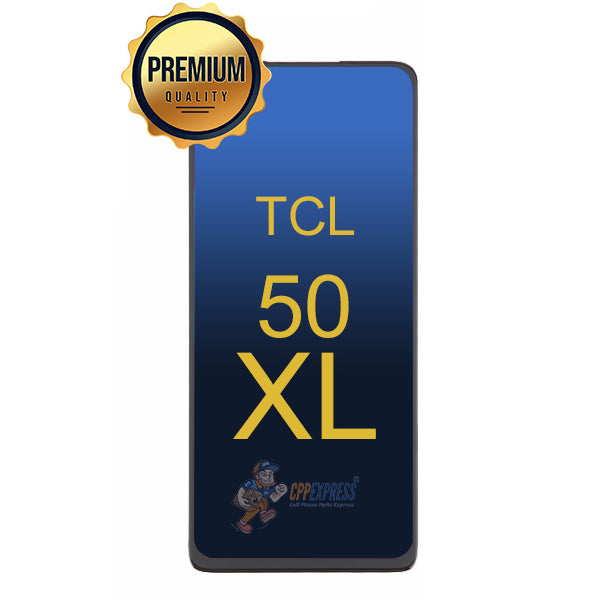 TCL 50XL LCD Display Touch Screen Digitizer Assembly Without Frame - Black