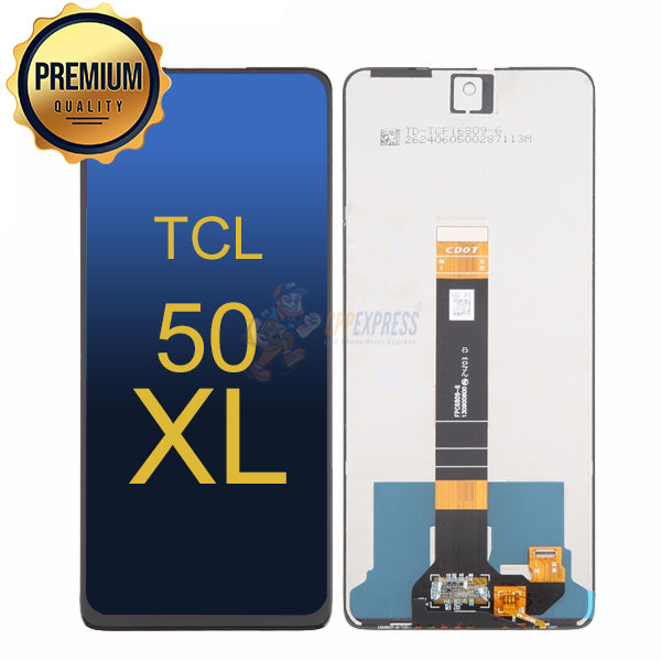 TCL 50XL LCD Display Touch Screen Digitizer Assembly Without Frame - Black