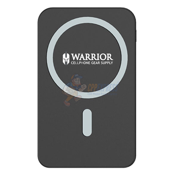Warrior 10000mAh Dual-Cable Magsafe Magnetic Power Bank with Stand