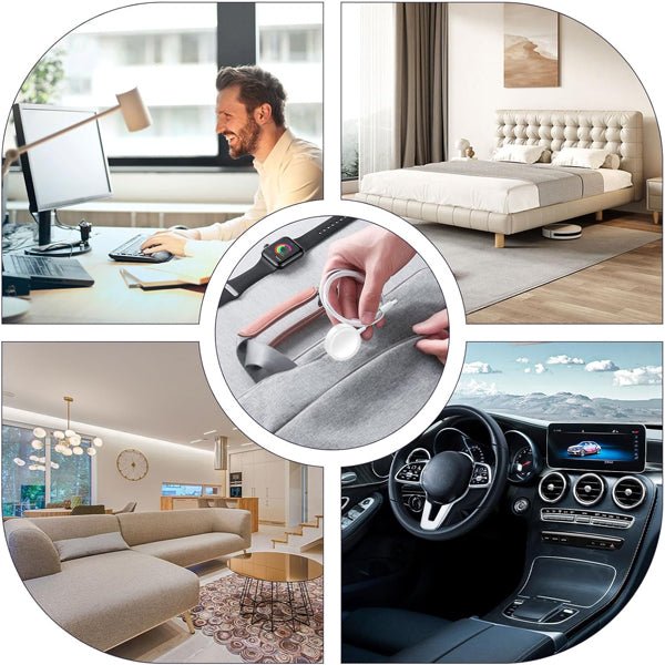 Warrior Power Mag USB-C  Fast Magnetic Wireless Charger 3FT Long
