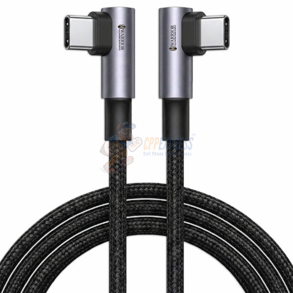 Warrior USB-C to USB-C 10FT Premium Braided 240W Fast Charging Data Sync Cable