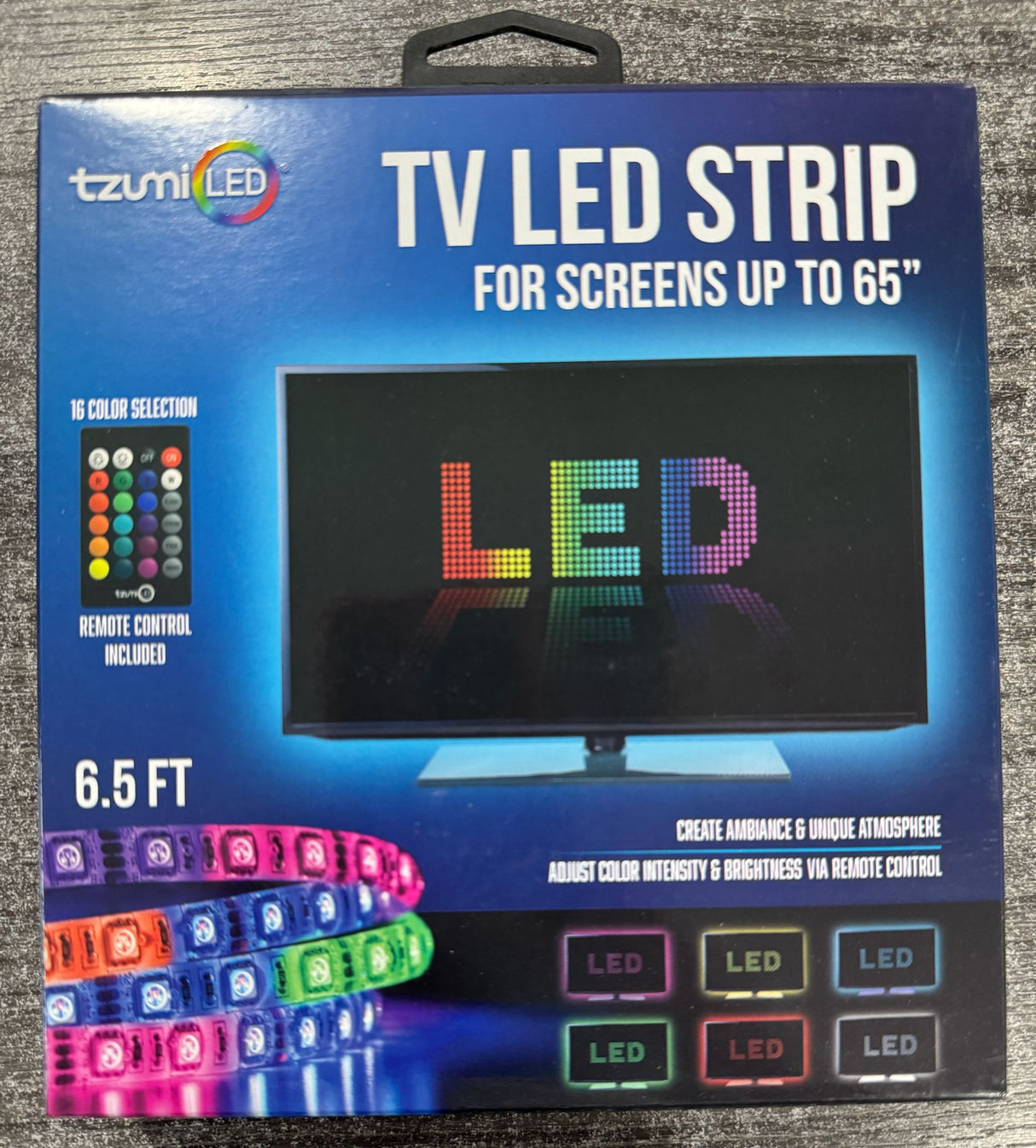 Tzumi Aura LED USB LED Mood Light Strips with Remote 5158WM
