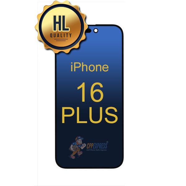 iPhone 16 Plus - HL INCELL LCD Display Touch Screen Digitizer Assembly - Black