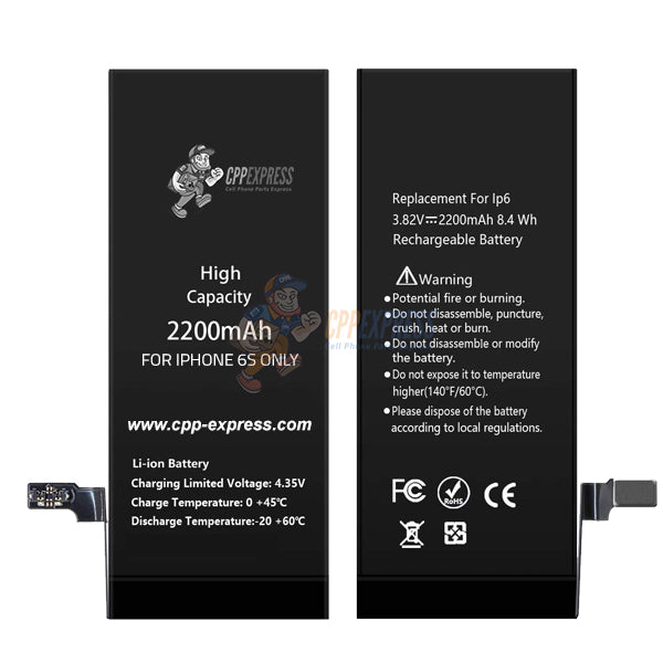 iPhone 6S - Premium High Capacity Replacement Battery