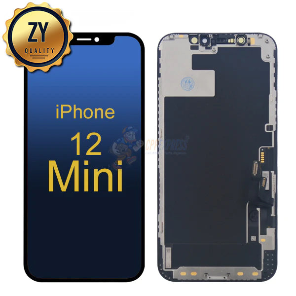 iPhone 12 Mini – ZY HD LCD Touch Screen Digitizer Assembly - Black