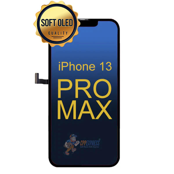 iPhone 13 Pro Max - 120Hz SL Soft OLED Display Touch Screen Digitizer Assembly - Black