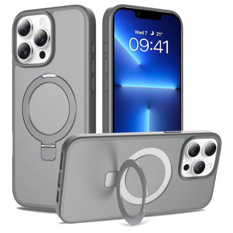 iPhone 13 Pro Max Shockproof Magnetic Case With Stand Holder