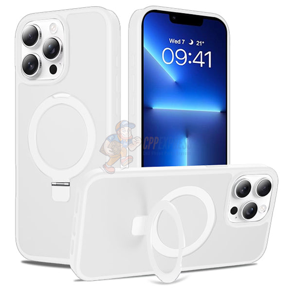 iPhone 13 Pro Shockproof Magnetic Case With Stand Holder