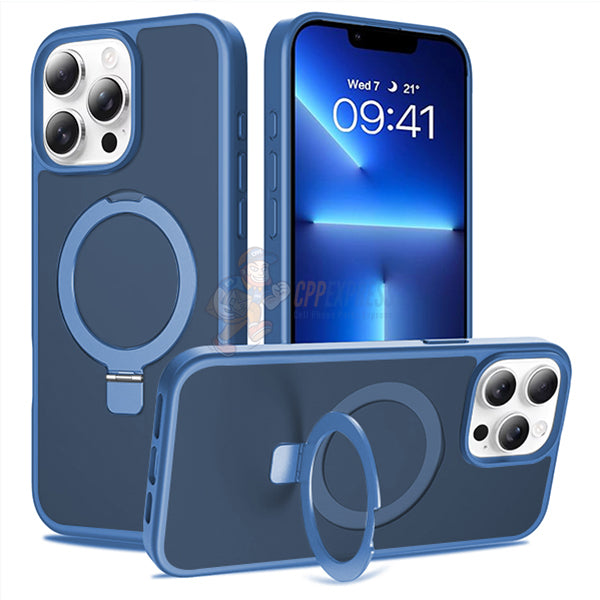 iPhone 13 Pro Shockproof Magnetic Case With Stand Holder