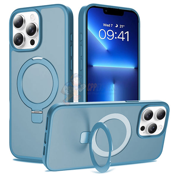 iPhone 13 Pro Shockproof Magnetic Case With Stand Holder