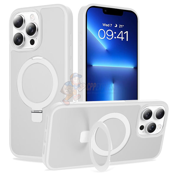 iPhone 13 Pro Shockproof Magnetic Case With Stand Holder