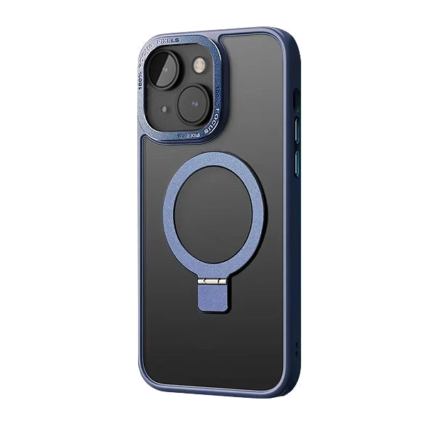 iPhone 14 Plus Shockproof Magnetic Case With Invisible Stand Holder
