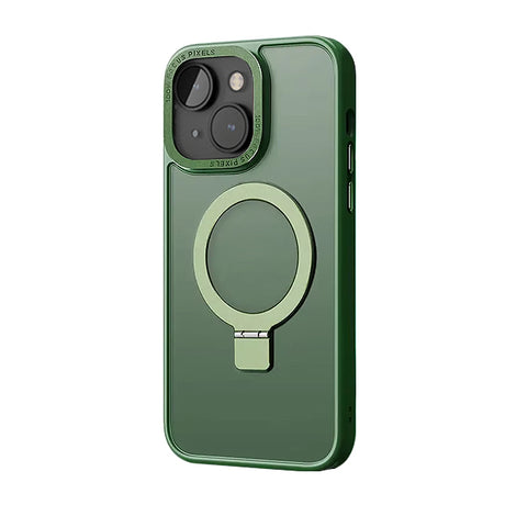 iPhone 14 Plus Shockproof Magnetic Case With Invisible Stand Holder