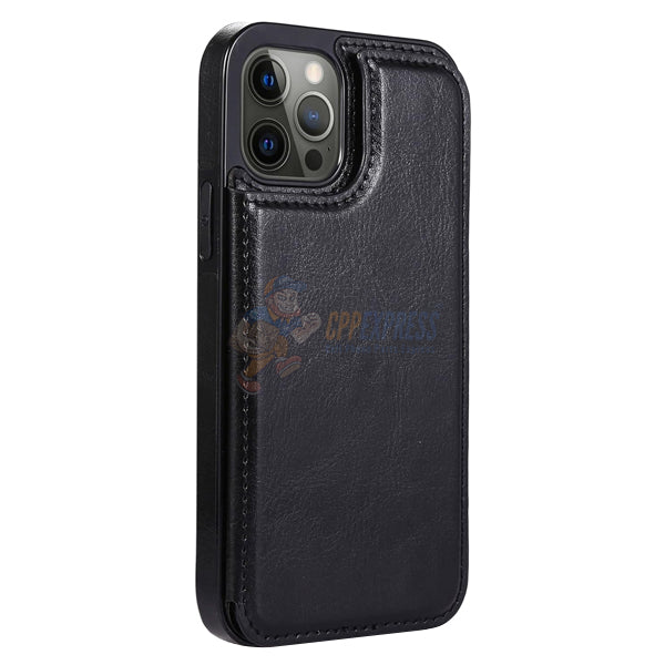 iPhone 15 Pro Max Back Flip Wallet Leather ShockProof Case Cover