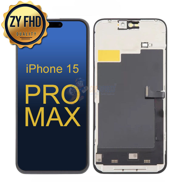 iPhone 15 Pro Max ZY FHD 120HZ LCD Display Touch Digitizer Assembly - Black