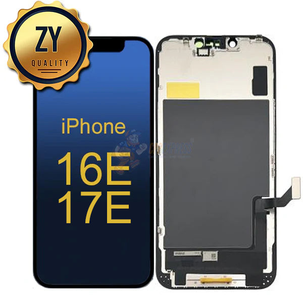 iPhone 16E / 17E - ZY LCD Display Touch Screen Digitizer Assembly - Black