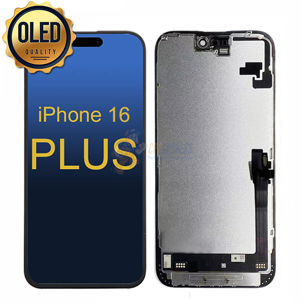iPhone 16 Plus - OLED Display Touch Screen Digitizer Assembly - Black