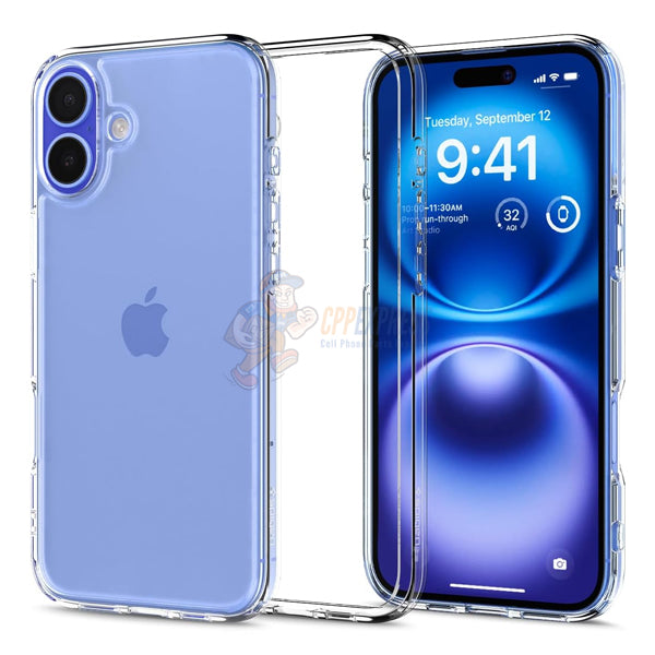 iPhone 16 Plus Clear Shockproof Protective Slim Silicone Case Cover