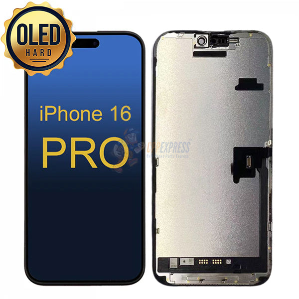 iPhone 16 Pro - Hard OLED Display Touch Screen Digitizer Assembly - Black