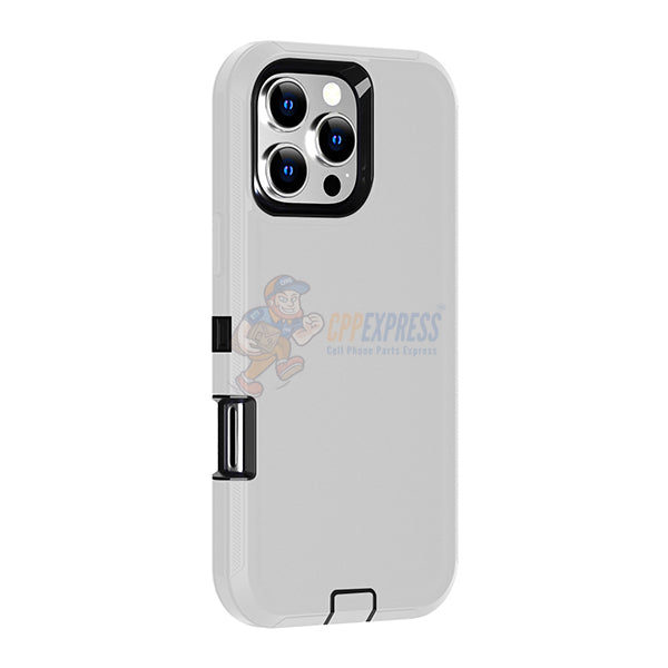 iPhone 16 Pro Max Heavy Duty Shockproof Rugged Protective Defender Case Cover