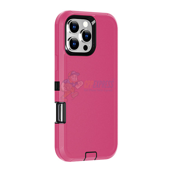 iPhone 16 Pro Max Heavy Duty Shockproof Rugged Protective Defender Case Cover