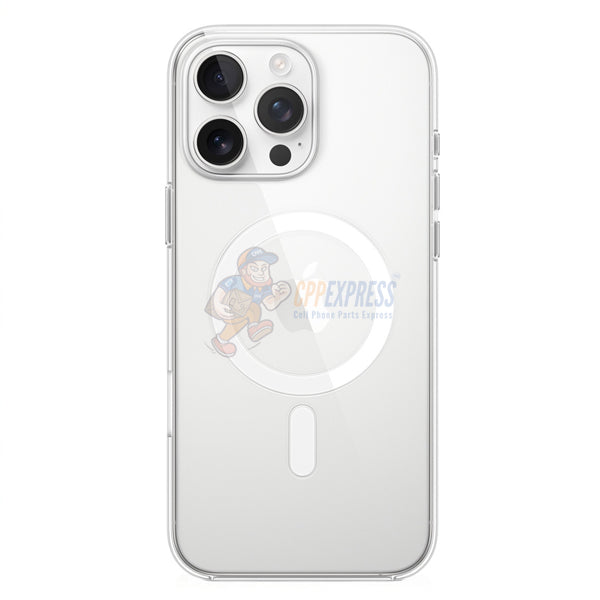 iPhone 16 Pro Max Shockproof Magsafe Magnetic Case Cover - Clear
